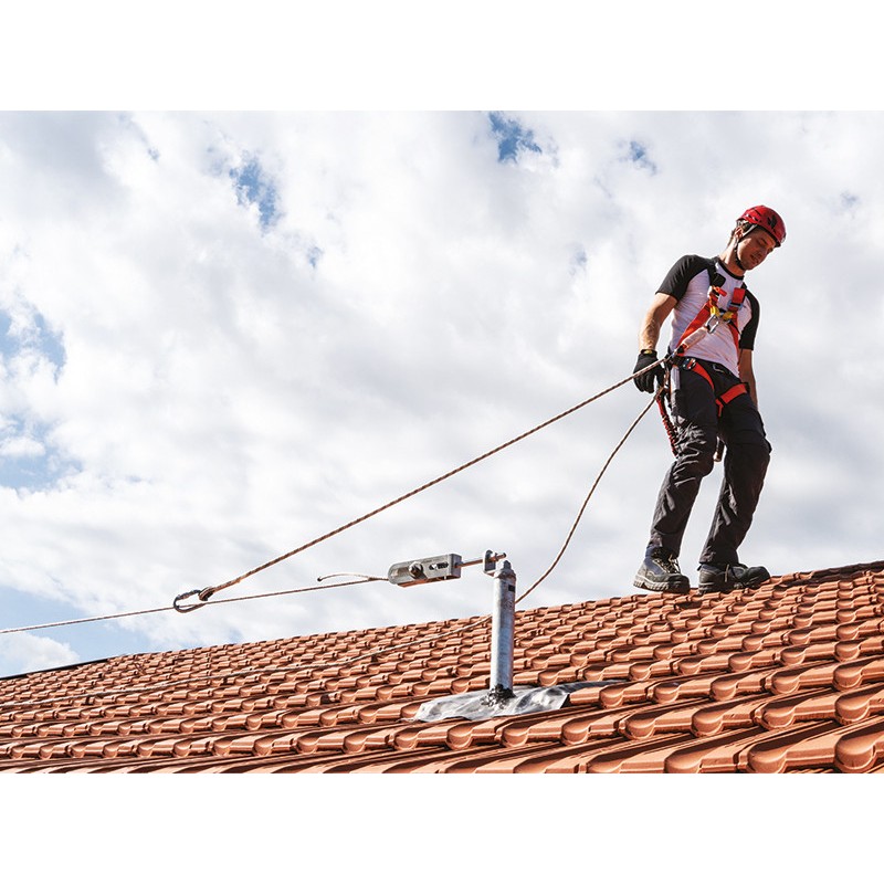 línea de vida construccion, puntos de anclaje, casco evo, kit linea de vida, cubimat